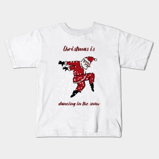 Dancing in the Snow - 5 Kids T-Shirt